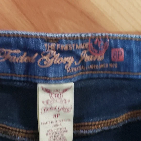 Faded Glory Ultimate Skinny Jeans 8 Petite - Picture 6 of 8